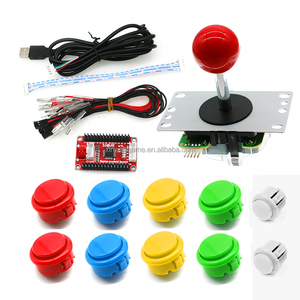 USB-контроллер Raspberry Pi PC360 PS/3 пара Android с нулевой задержкой Sanwa Джойстик Кнопка DIY Kit для аркадной игры монетотолкатель