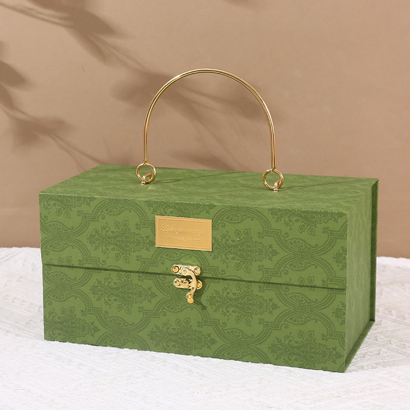 Boîte vert foncé