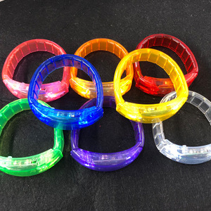 Hot Voice Activated Sound Control Flashing Bracelet Bangle Wristband for Night Club Activity Party Bar Music <strong>Concert</strong> <strong>Cheer</strong> - Product Image 1