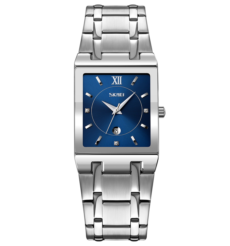 Plata/azul