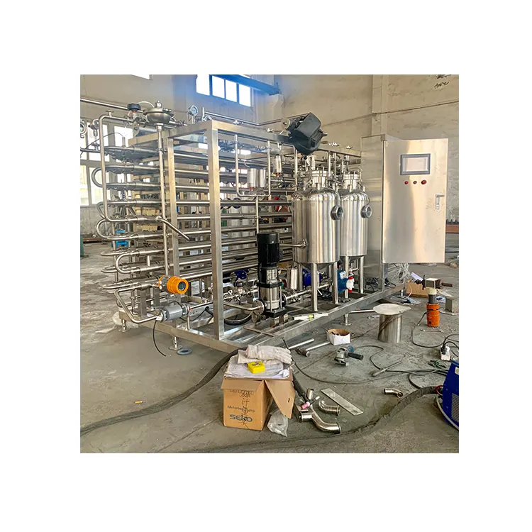 Sistema di controllo PLC sterilizzatore UHT a tubo per la produzione di succhi e latte
