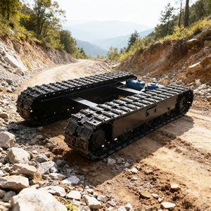 ג 'ס פלדה זוחל הידראולי מנוע גומי מסלול נהיגה יציב יציב טרשמי הרים מורכבים מצופים הרים חורבות עירוניות 1 שנה - Product Image 3