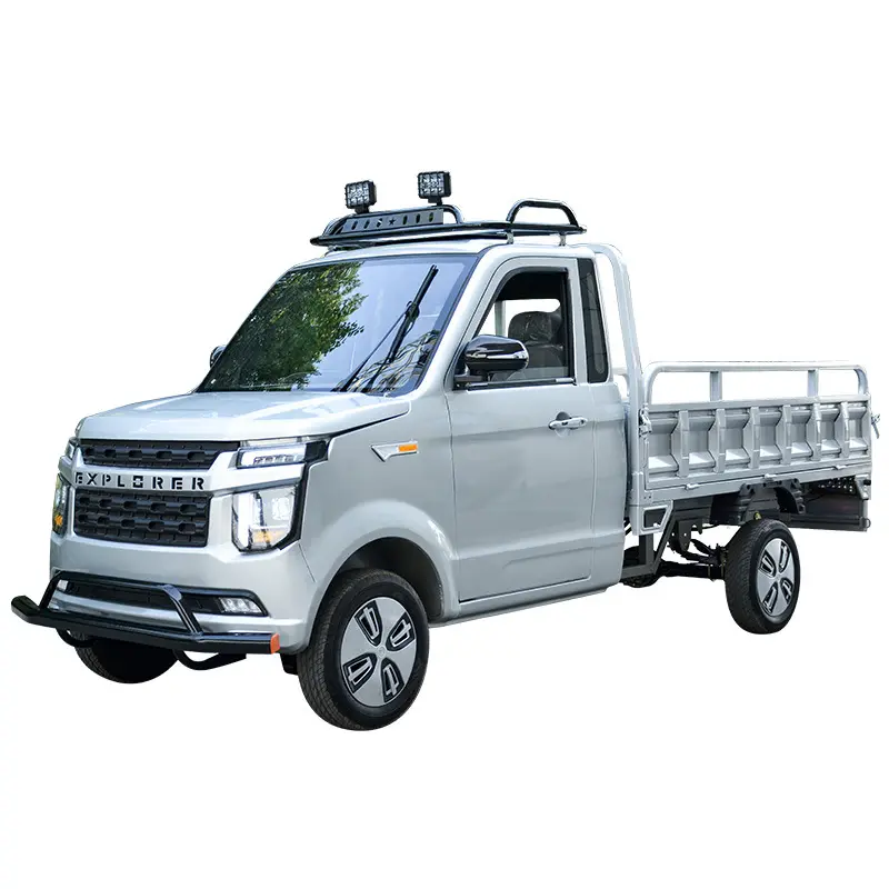 Brand New Chinese Double Cabin Pickup Truck mini flatbed carrier low speed mini truck electric car