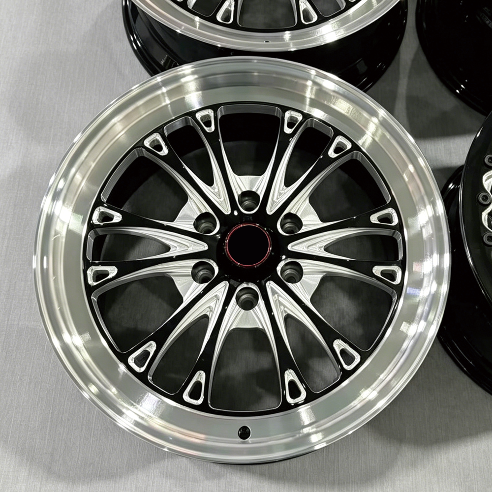 Gloss Black Milled Front