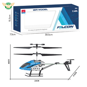 Yüksek kalite 2.4G alaşım uzaktan kumanda helikopter oyuncaklar 3CH Mini Rc uçak oyuncakları - Product Image 6