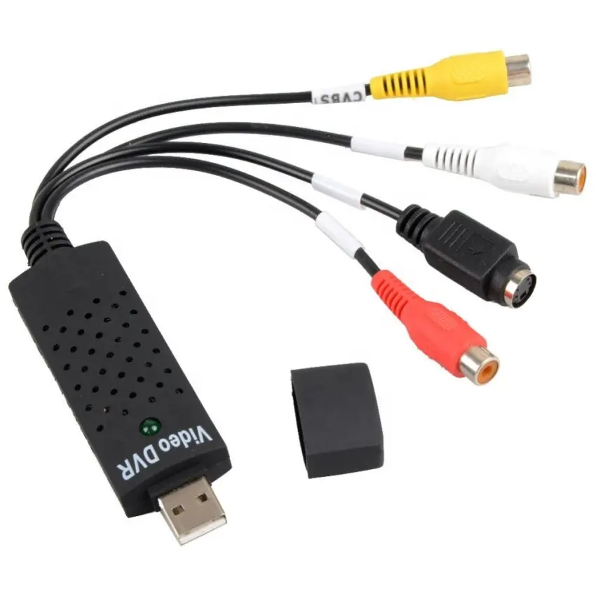 Fonte de placa de captura de vídeo e áudio, usb 2.0, av grabber/captura easycap