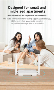 COMFAST Home Use 300Mbps CF-N1 V2 <strong>WiFi</strong> Router Protocol B/<strong>g</strong>/<strong>n</strong> Standard With 1 Wan + 4 Lan RJ45 Ports - Product Image 5
