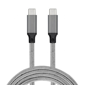 灰色のUSBCケーブル10Gbpsデータ転送5A100WPD急速充電ケーブルThunderbolt 3 USB C 3.1 Gen 2ケーブル (MacBook、Galaxy用) - Product Image 3