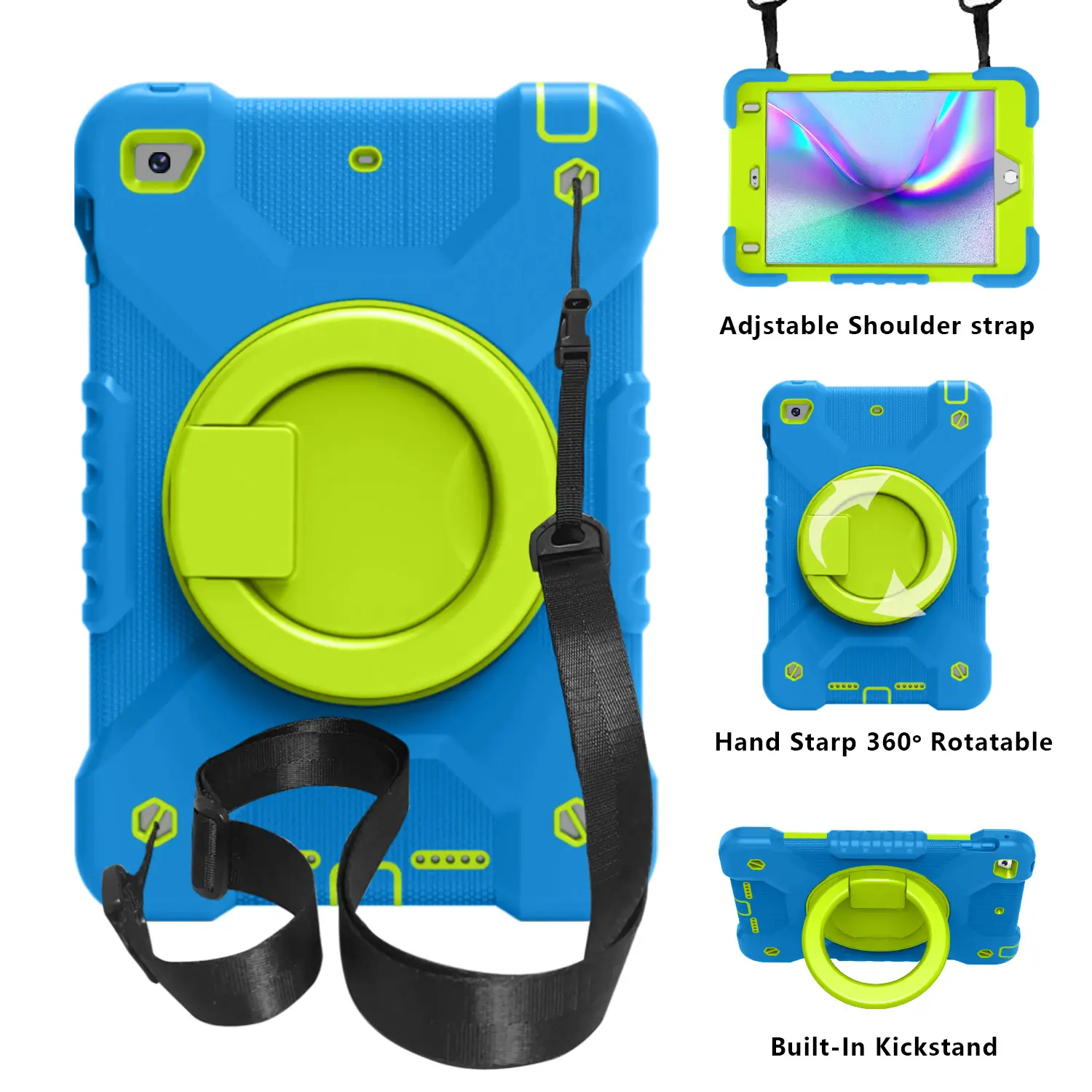 Kid Heavy Duty Rugged Shock proof Cover für Kinder Tablet Schutzhülle für iPad Air Pro mit Hands ch laufe und Stift halter