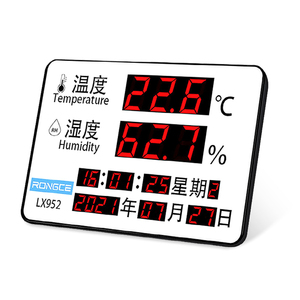 LX952-C High-<strong>Temperature</strong> Thermometer Hygrometer with PC Probe <strong>Data</strong> <strong>Logger</strong> &amp; Calendar Clock for Industrial Sauna Rooms Warehouse - Product Image 3