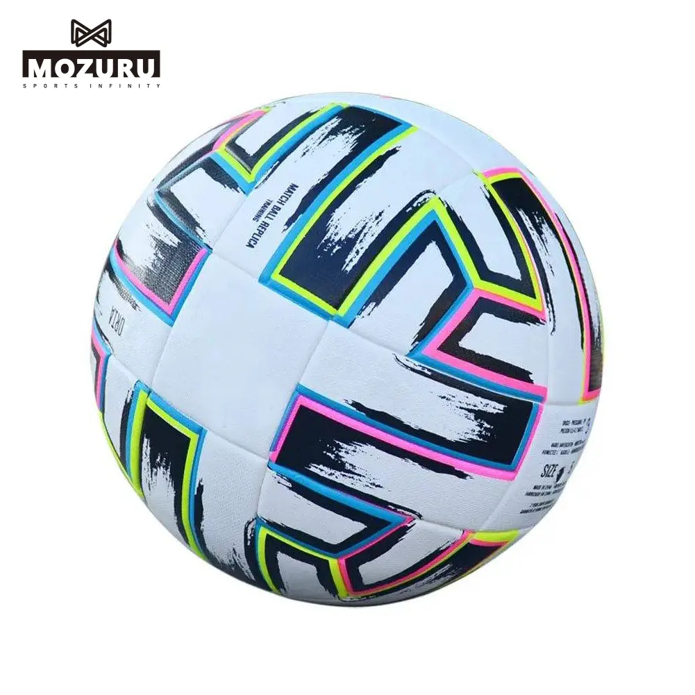 MOZURU Neueste Modelle Offizielle Liga Anpassen PU Größe 5 Leder Thermal Bonded Match Fußball Fußball Für Spiel
