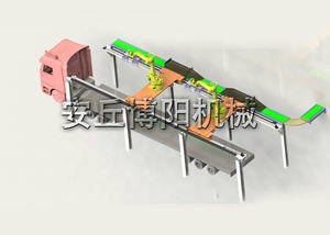 Boyang Container máquina de carga y descarga automática plataforma de carga contenedor plataforma de camión de carga pesada