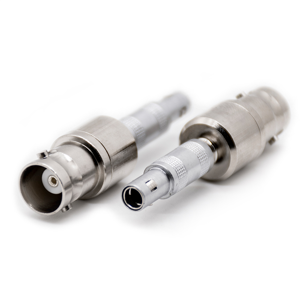 Adaptateur coaxial RF BNC femelle vers fiche autobloquante Push-Pull
