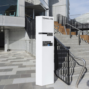 Custom Factory Guide Sign Project Commercial Real Estate Wayfinding Public Wayfinding Sign Design - Product Image 1