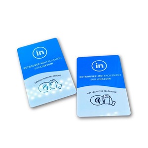 Social Media Business Card Google Comment Click on Card Wholesale Custom QR <strong>Code</strong> Chip NFC - Product Image 1