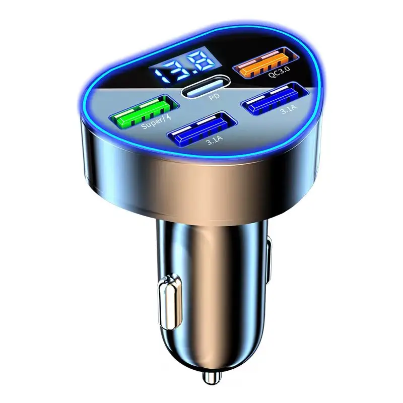 Universale 18W 66W ricarica rapida 3.0 ricarica rapida auto 4 porta adattatore caricatore USB per iPhone Samsung