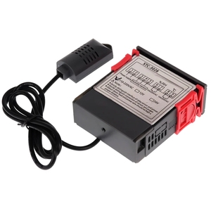 STC-3028 Double <strong>Digital</strong> Thermostat Hygrostat <strong>Temperature</strong> Humidity <strong>Controller</strong> 110V 220V DC 12V 24VHygrometer Incubator <strong>Controller</strong> - Product Image 2