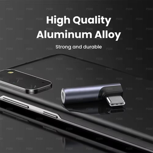 EONLINE 3D dik açı tipi C 3.5mm Aux ses USB 3.5mm kulaklık jak adaptörü ses dönüştürücü kulaklık - Product Image 5