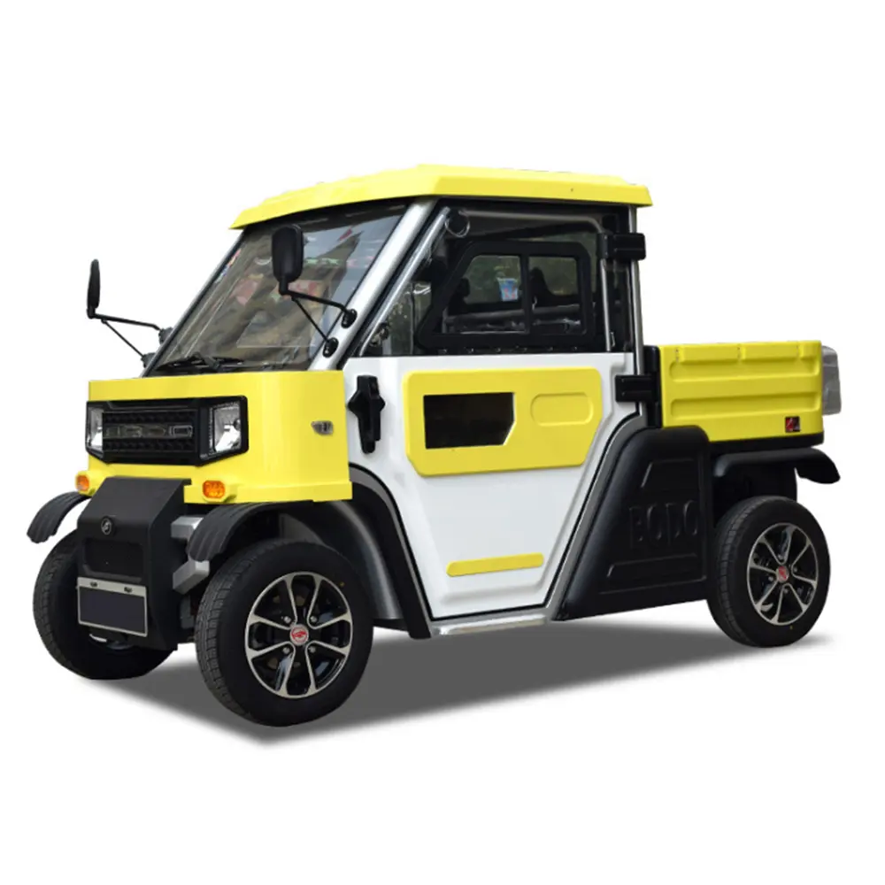 China Neue Auto licht lkw Pickup Lkw 4x2 mini 2 sitz elektrische kleine fracht pickup