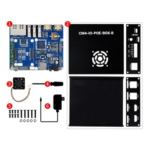 Mini-ordenador Waveshare Dual Gigabit Ethernet basado en Raspberry Pi Compute Module 4 (NO incluido), carcasa metálica, con ventilador de refrigeración - Product Image 5