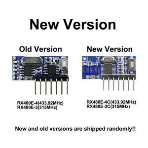 RF Receiver Learning Code Decoder Module <strong>Wireless</strong> 4CH Output for Remote <strong>Controls</strong> 1527 <strong>Encoding</strong> Point Move Self-locking Interlock - Product Image 3