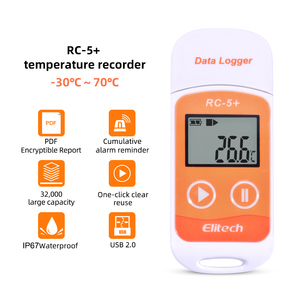 RC-5+ Digital USB Temperature <strong>Data</strong> <strong>Logger</strong> with NTC <strong>Sensor</strong> for Warehouse,Refigerated and Laboratory - Product Image 2