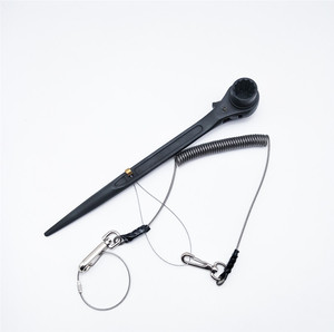Double Size <strong>12</strong> Points CRV Scaffold <strong>Key</strong> Ratchet 17 Mm/21 mm Box Ended Scaffolding Grip Rig Spanner - Product Image 5
