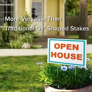 Dấu hiệu sân tùy chỉnh 18x24 với cổ phần H cho thuê, nhà mở, bây giờ thuê, hoặc thẻ sân cỏ chính trị - Product Image 4