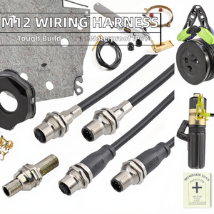 Lumberg M16 12Pin Nam Phía Trước Gắn Hàn Thiết Bị Đầu Cuối 160V IP68 Chassis Cắm Thông Tư Kết Nối Cho Máy Sử Dụng 0314 12 - Product Image 4