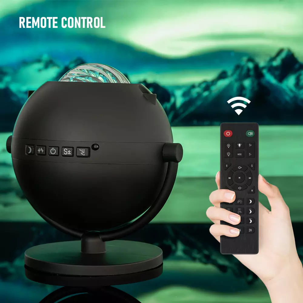 RSH Tuya Wifi Ble LED Desktop Moon Star Projector Lamp Bedroom Baby Kids Night Light Music Player Starry Sky Projector Light