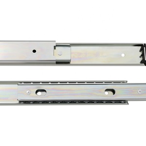 HVPAL3504 Feste Über verlängerung Doppel kugellager schlitten 2-reihiges Stahlkugel system | Nicht abnehmbare Schubladen führungen 150% Federweg - Product Image 5