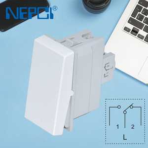 1 Gang 2 Way Single <strong>Switch</strong> 10A 250V Light <strong>Switch</strong> 22.5*45 mm Power Socket Module - Product Image 5