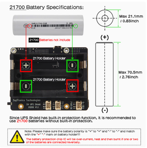 Raspberry Pi 5a generazione up scheda di espansione 21700 batteria supporta il modulo di alimentazione senza interruzioni X1205 durante il lavaggio - Product Image 2