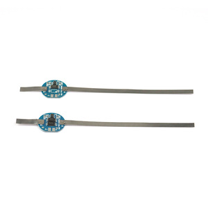 Ucuz BMS yuvarlak şekil üst 18650 lityum pil BMS 1S 3.7V 2A 3A koruma levhası <span class=keywords><strong>PCB</strong></span>/<span class=keywords><strong>PCM</strong></span>/BMS modülü