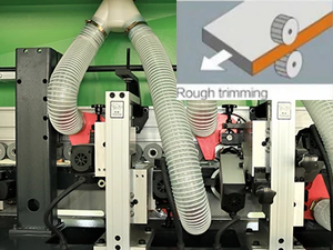 Máquina de bandas de borde de carpintería lineal de 7 funciones de alta calidad con prefresado - Product Image 6