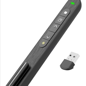 QUI Presenter PPT PowerPoint Clicker RF 2,4 GHz USB-Präsentation fernbedienung für Keynote/PPT/Mac/PC - Product Image 1