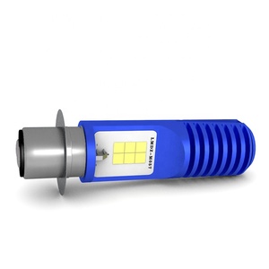 AlcantaLED motosiklet H4 H4 BA20D P15D far 3030 24led ışık ampuller çift renk beyaz sarı tak ve çalıştır için ATV bisiklet - Product Image 3