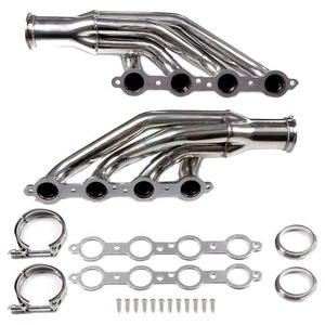 シボレースモールブロックV8LS1 LS2 LS3 LS6 LSX97-14用ターボマニホールドエキゾーストヘッダー - Product Image 1