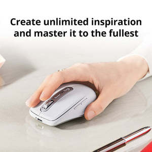 <span class=keywords><strong>Logitech</strong></span> Mx her yerde 3s 2.4g şarj ergonomik sessiz dikey bilgisayar gümüş Usb ofis Bluetooth şarj edilebilir kablosuz fare - Product Image 3