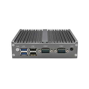 Nuovo N2840 Mini PC Dual LAN RS485/232 porta seriale Win7/8/10 Linux a bassa potenza 12V Stock Embedded Computer industriale
