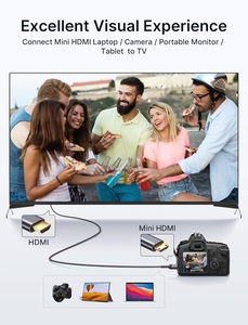 Mini Display Port Vers HDMI 4K 60Hz 18Gbps Conexión activa chapada en oro Mini Displayport Dp a HDMI - Product Image 6