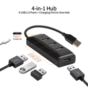 Lowest Price Multi Function <strong>Usb</strong>-C Ports Card Reader Converter <strong>Usb</strong> Splitter 4 in 1 Hub - Product Image 3