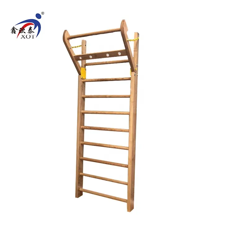 Telaio da fitness pieghevole per bambini telaio da arrampicata in legno attrezzatura da palestra anelli da interno arrampicata per bambini barre da parete solide