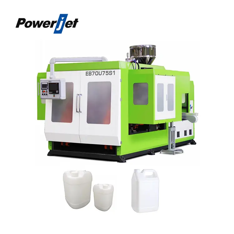 Powerjet 12L hoàn toàn tự động 2 Trạm 10 Lít Chai jerrycan khuôn thổi khuôn máy