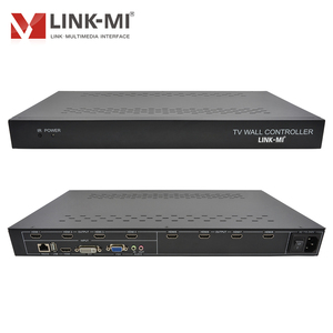 Controlador de pared de video de 8 canales 2x4 4x2 2x3 3x2 2x2 2x2 2x1 Soporte HDMI DVI VGA Entradas USB 1080P Función de zoom de subtítulos