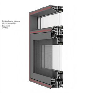 Hurricane Impact <strong>Big</strong> Glass Picture <strong>Window</strong> Insulated Aluminum <strong>Windows</strong> and Sliding Doors - Product Image 2