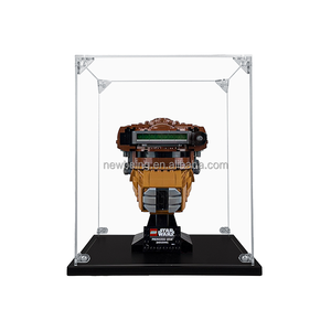 Trường hợp hiển thị cho mũ bảo hiểm LEGO, trường hợp hiển thị Acrylic là một cách độc đáo và đẹp để hiển thị Minifigures LEGO của bạn. - Product Image 1