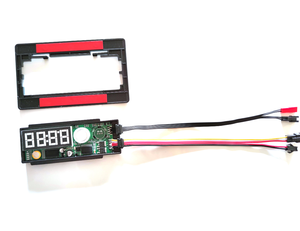 Sensor LED de 12V para interiores, dispositivo de medición de temperatura de 12V, con control remoto - Product Image 1