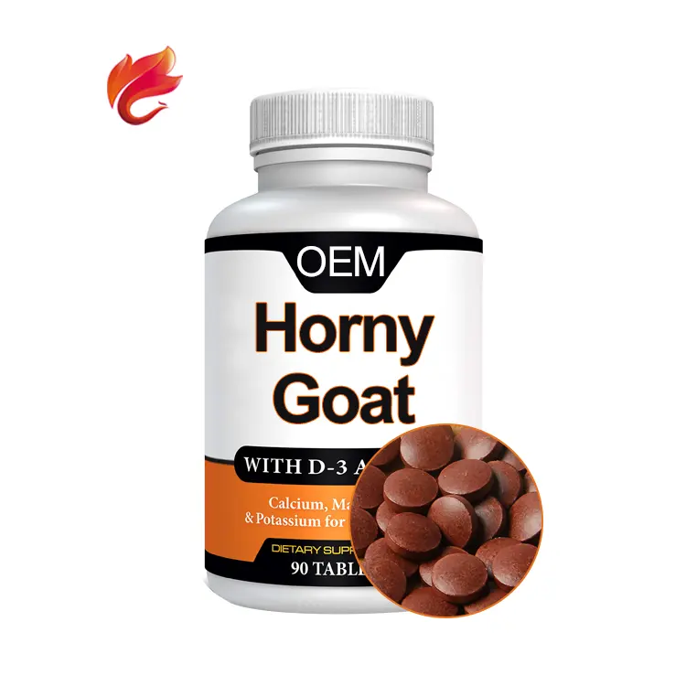Improve resistance Horny Goat Weed Extract Tablets Pills Chewable Tablets Pellets 600Mg