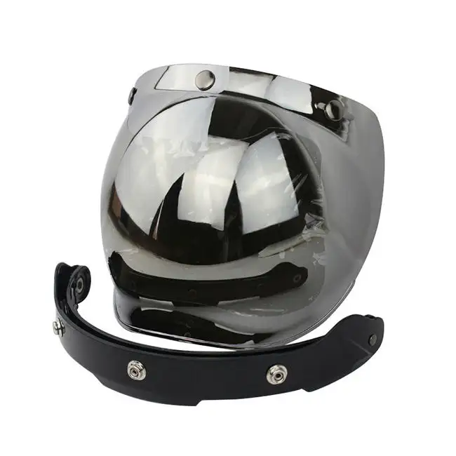 Protector de visera de burbuja solar para casco de motocicleta, calcomanías frías, lentes de recubrimiento, visera antiniebla para harley moto